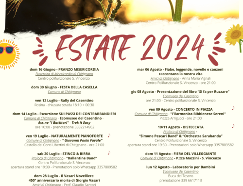 CHITIGNANO ESTATE 2024- PROGRAMMA EVENTI
